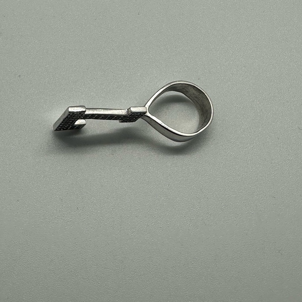 Avianne Diamond “L” Pendant View 2